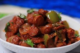 Sausage Chilly / Sausage Fried